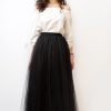 Fusta Tulle Negru Online La Comanda