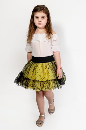 Alternative view of Fusta Tulle Fetite Istas - Malika Fashion