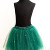 Malika Fashion - Fusta Tulle Fete cu Funda si Jumatati de Perla
