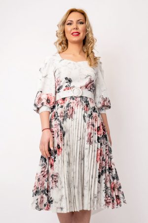 Rochie Dama Plisata Eleganta Zina