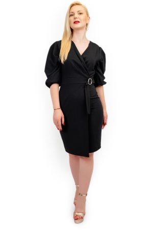 Rochie Dama Cate Midi Neagra