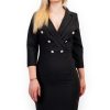 Rochie Eleganta Fayre Cu Nasturi Neagra
