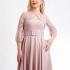 Rochie Dama Sofi Roz Prafuit
