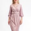 Rochie Dama Mira Roz Deschis
