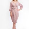 Rochie Dama Mira Roz Deschis