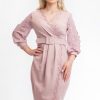 Rochie Dama Mira Roz Deschis