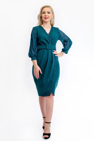 Rochie Dama Mira Verde Inchis