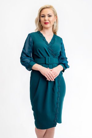 Rochie Dama Mira Verde Inchis