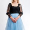 Fusta Tulle Albastru Scurta III