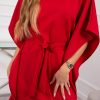 Rochie Dama Oversize Mimi Rosu