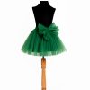 Fusta Tulle Fete cu Funda Detasabila, Verde, Malika Fashion