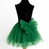 Fusta Tulle Fete cu Funda Detasabila, Verde, Malika Fashion