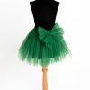 Fusta Tulle Fete cu Funda Detasabila, Verde, Malika Fashion