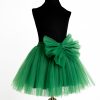 Fusta Tulle Fete cu Funda Detasabila, Verde, Malika Fashion