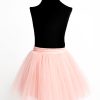 Fusta Tulle Fete cu Funda Detasabila, Roz Prafuit, Malika Fashion