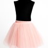 Fusta Tulle Fete cu Funda Detasabila, Roz Prafuit, Malika Fashion