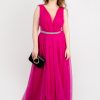 Rochie eleganta din tull cu fronseuri bust Ivy