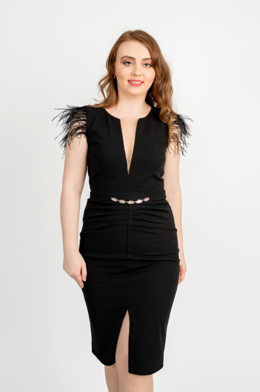 Rochie de ocazie eleganta Evea, Negru