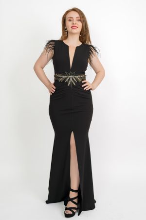 Rochie eleganta lunga Noella tip sirena - Fofy