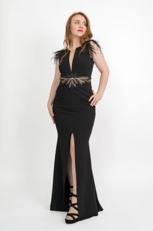 Rochie eleganta lunga Noella tip sirena - Fofy