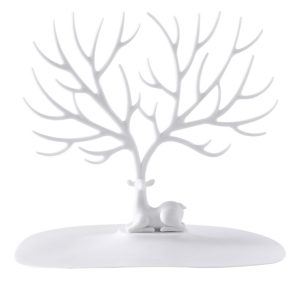 Suport bijuterii cerb pentru coliere si inele