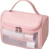 Geanta de cosmetice pliabila roz