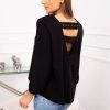 Bluza dama eleganta evazata neagra