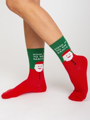 Set Sosete Dama Craciun, 3 perechi design diferit II