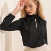 Bluza Neagra Eleganta De Dama