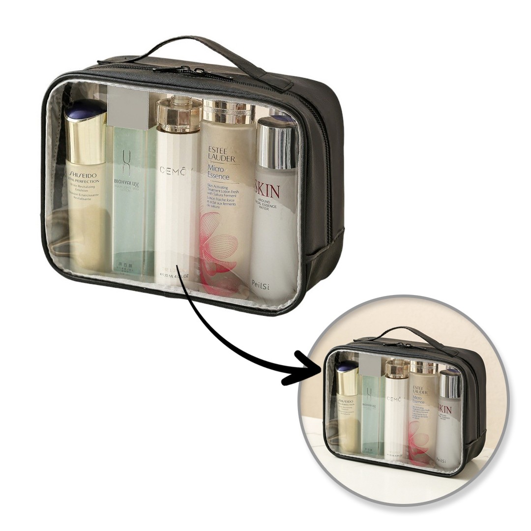 Geanta Organizator de cosmetice neagra, 26x20x11