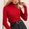 Pulover Dama Rosu